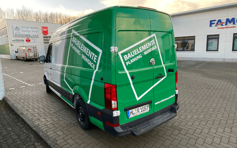 Fahrzeugbeschriftung Lübeck - Hagebau Richter